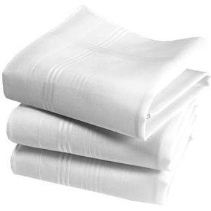 Zakdoeken voor dames, hoogwaardig, 100% gekamd katoen, 35 cm x 35 cm, 3 stuks, model P06