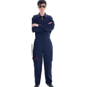 Veiligheidsoveralls, Werkoverall Uniform Mannen Vrouwen Laspak Auto(Orange,3XL)