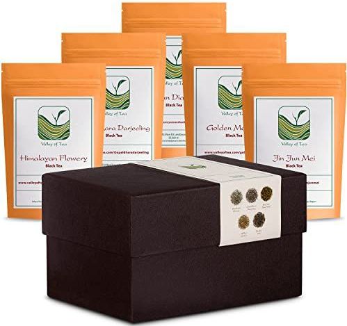 Zwarte Thee Geschenk Doos Theeliefhebber - Specialiteit Losse Thee Voor Thee Liefhebbers - Gourmet Zwarte Thee Sampler - Beroemde Zwarte Thee Selectie