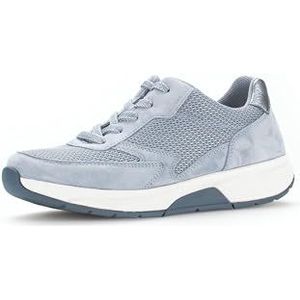 Gabor Low-Top sneakers voor dames, lage schoenen voor dames, Azur 26, 40.5 EU