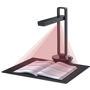 Documentscanner, Cr Aura Pro Portable Book Scanner Document Max A3 Maat met Smart OCR Led tafel bureaulamp for het kantoor van de familie(E-U)