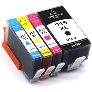 Inktcartridge compatibel for 915XL 915 XL 919XL for Of-icejet Pro 8020 8022 8023 8025 8026 8028 8015 8018 8012 8010(1 SET(4PC))