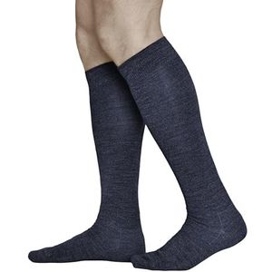 VITSOCKS 80% Merino Wollen Winter Kniekousen Heren, Warme Lange Sokken, Zacht Ademend, marine blauw, 44-46