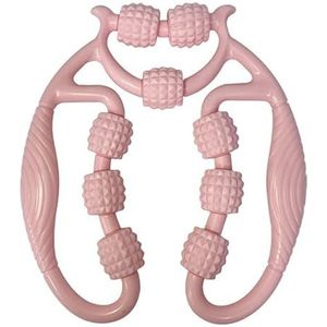 Ring Klem Benen Apparaat Kuitspier Fascia Ontspanning Roller Massage Wolfsbane Niet-afslanken 9 Wiel Been Roller (Size : Pink)
