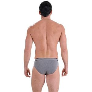 Navigare Herenslips, verpakking van 6 stuks, Meerkleurig (wit/zwart/blauw/grijs)., L