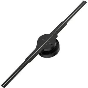 Holografische 3D-projectie WIFI-ventilatorscherm LED-bordverlichting Afstandsbediening Reclamedisplay HD zwevende beeldvorming Coole ondersteuning APP Hoge helderheid(42cm Standard set)