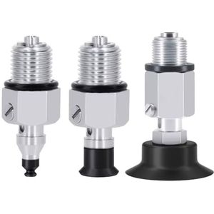 1 x VPF-2/3/4/6/8/10/15/20/25 mechanische arm, NBR-vacuümzuignapset, zwart, kleine ronde zuignap. (VPF-25RN)