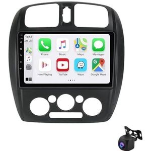 Android 12 autoradio 9"" Touchscreen Auto Stereo voor Mazda 323 2000-2003 Ingebouwde Carplay Android Auto Ondersteunt WiFi GPS Bluetooth USB Stuurbediening/Mirror Link/achteruitrijcamera(Color:XY2 4Cor
