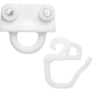 Glijders gordijnglijders geschikt voor IKEA KVARTAL reserveonderdelen rollen haken systeem accessoires gordijn (24 stuks)