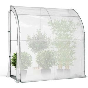 IDMarket - Wandkweekkas voor aan de muur, 200 x 80 x 160 cm, balkon en terras