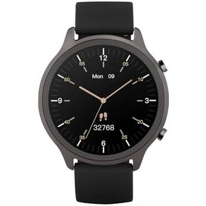 Garett Smartwatch VERONICA - Smart Horloge Vrouw, Mannen - 1,32"" IPS IP67, Bluetooth GPS-monitor, slaapmonitor, hartslagmeter, oximeter, activiteit, stappenteller, zwart