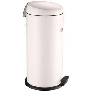 Wesco Klassieke pedaalemmer Capboy MAXI in de kleur mat zand, gepoedercoat plaatstaal, metalen inzetstuk van 22 liter volume, kunststof voettrede