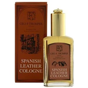 Geo F Trumper Spanish Leather Eau de Cologne (50ml, Glass, Atomiser)