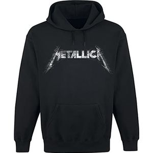 Metallica Spiked Logo Trui met capuchon zwart L