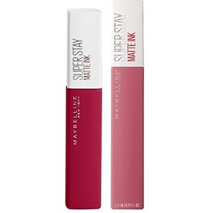 Maybelline - SuperStay Matte Ink - Lippenstiften - Set van 2 - 115 Founder en 15 Lover