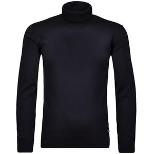 RAGMAN Merino-trui voor heren, col, Donkerblauw-711, S