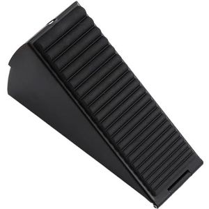 Deurstopwiggen, Zware deurstopper met verstelbare veerbelaste wig(Black)