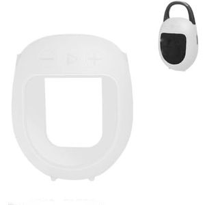 Speaker beschermhoes voor CLIP 5 Siliconen beschermhoes voor CLIP5 Speaker Valbestendig Schokbestendig Soft Shell (Wit)