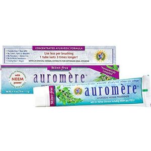 Auromere Ayurvedic Herbal Toothpaste Mint-Free 4.16 oz