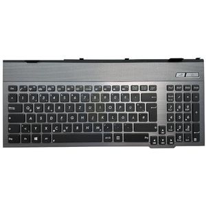Laptoptoetsenbord voor G55 G55VW G57 G57VW met achtergrondverlichting en grijs frame(GR backlit)
