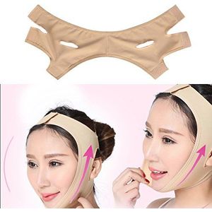 Gezichtsmasker voor afslanken, beauty-halsmasker, tilt dunne vorm gezichtslijn af en reduceert dubbele kin-verband voor vrouwen en mannen (XL)