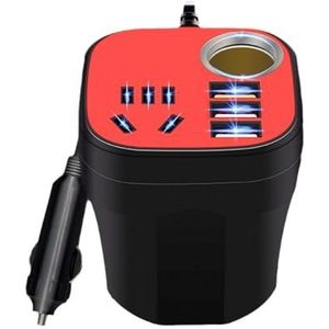 LED-display Auto-omvormer 24V 12v 120W Breed scala aan toepassingen(Red)