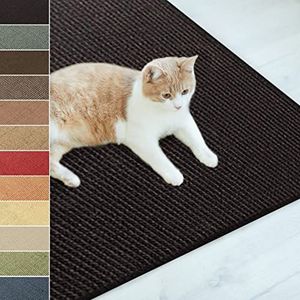 Floordirekt Sisal krabmat, deurmat, tapijt,sisalmat, sterk & verkrijgbaar in vele kleuren en maten (160 x 240 cm, zwart)