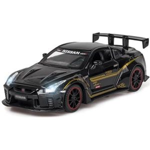 Simulatie legering modelauto Voor GTR R35 1:32 Sportwagen Legering Automodel Diecasts & Speelgoedvoertuigen Speelgoedauto's Speelgoed (Color : Black)