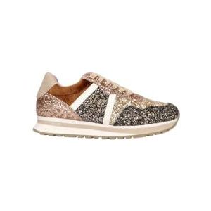 Liu Jo - Glitter Gold Sneakers Wonder 629 - Veelkleurig - 100% Polyester