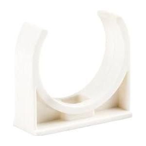PVC-waterleidingklemmen, PVC U-type buisklem, meerkleurig for 20-110 mm buis, verpakking van 5-50 stuks(White,40MM-50PCS)