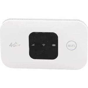 Draagbare Internethotspot, 150 Mbps Hoge Snelheid 4G Sterke Dekking Ontgrendeld Draadloze Simkaartrouter Ondersteunt Band B1/3/5/7/8/20/40, voor Thuis, op Kantoor, op Reis