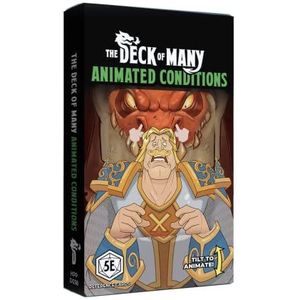 Dungeons and Dragons 5e editie kaartspel - The Deck of Many: Animated spreuks: voorwaarden door Hit Point Press - 30 geanimeerde kaarten - DND-spreuken - Gaming-accessoires - Compatibel met D & D 5e