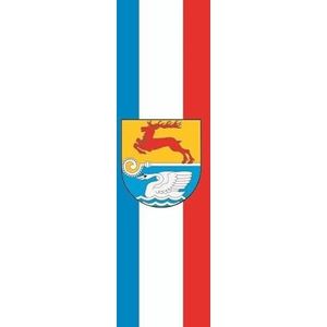 Vlag Bad Doberan staand formaat vlag 150x500 cm premium kwaliteit portretformaat professionele kwaliteit