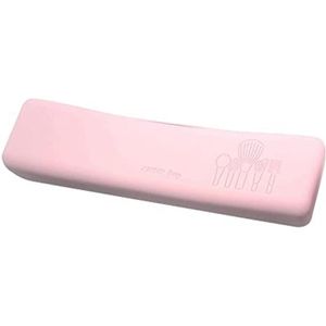 Ingyun Siliconen cosmetica-organizer, siliconen cosmetica-organizer, draagbare reis-make-upborstelhouder, make-up-gereedschap-organizer voor vrouwen en meisjes