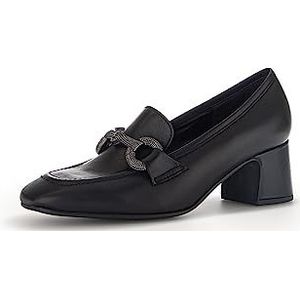 Gabor Plateaupumps voor dames, hakschoenen voor dames, zwart 27, 38.5 EU