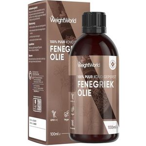 Fenegriekolie - 100 ml - Koudgeperst - Vegan