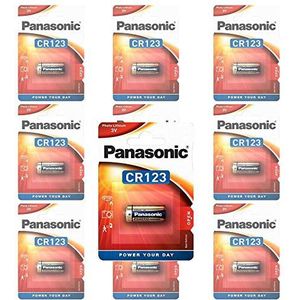 Panasonic CR123A Photo Power lithium batterij 10-pack, 1450mAh