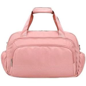 Reistassen for dames, multifunctionele bagage, handtassen for heren, crossbodytassen, reistassen for dames, casual sport-fitness yogatassen (Color : Pink Big)