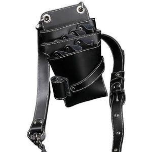 Kapperstas, gereedschapstas, opvouwbare haarschaartas, kamzak, heuptas, schoudertas, buidelhouder, kapsalon, tondeuse etui (B)