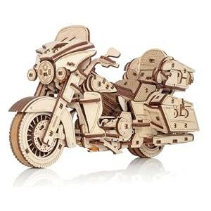 3D Mechanische Houten Puzzel Bike, Eco Wood Art, 3007, 22,6x8,4x12,3cm