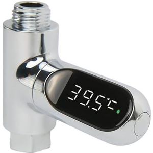 Douchetemperatuurmeter, 1 Set Thermometer Douchethermometer Badwaterthermometer LED Digitaal Display Douchewaterthermometer Voor thuis en in bad