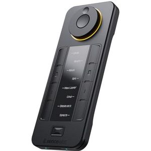 XENCELABS Quick Keys Afstandsbediening met display voor tekentablet, laptop, pc, draadloze sneltoetsen Shortcut-afstandsbediening met 40 aanpasbare knoppen voor video- en beeldbewerking