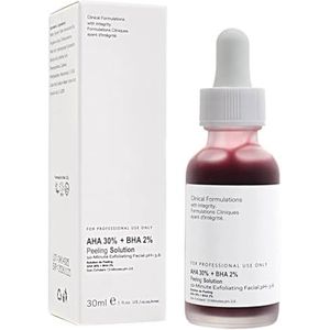 The Original Ordinary AHA 30% + BHA 2% Peeling Solution, geavanceerde peeling voor een stralende huid, 30 ml