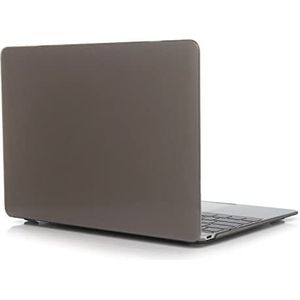 Tabletzakken hoesje Transparante laptophoes compatibel met MacBook 12 inch A1534, klik op slanke harde hoes, volledige beschermhoes Tablet Pc Zaak (Color : Szary)