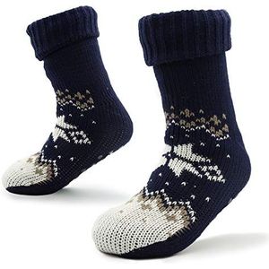 CityComfort sokken voor dames en heren, van warme wol, met antislip ABS-zool en wintermotief, verkrijgbaar in de maten 38,5 tot 44