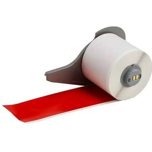 33,5 mm x 15,3 m compatibele labeltape Compatibel met B595 polyolefine etiketten in oranje rood geel rood compatibel met externe pijpleidingtoepassingen
