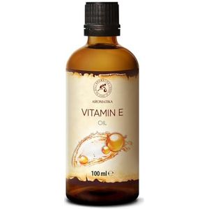 Vitamine E Olie 100ml - 100% Puur Natuurlijke Olie - Rijk aan Vitamine E - Tocoferol - Anti-Aging Olie - Tegen Rimpels voor Intensieve Huidverzorging - Massage - Wellness - Cosmetica - Ontspanning - Anti-Rimpels - Anti-Aging