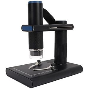 Draadloze Digitale Microscoop, 50X Tot 1000X Zoom Vaste Focus USB-handmicroscopen in Zakformaat WiFi HD Draagbaar Vergrootglas met LED's, Inspectiecamera voor PCB's Huidsieraden