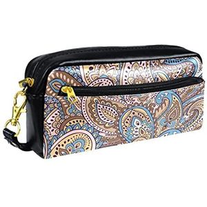 Etui,Pen Potlood Pouch Draagbare Tas,Briefpapier Organizer voor School,Paisley Decoratie