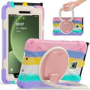 Tabletbescherming Case Compatible with Samsung Galaxy Tab Active 5 8inch SM-X300, Shockproof Sturdy Cover with Kickstand,Bracket Handle, Tablet Heavy Duty Case Compatible with Samsung Galaxy Tab Acti